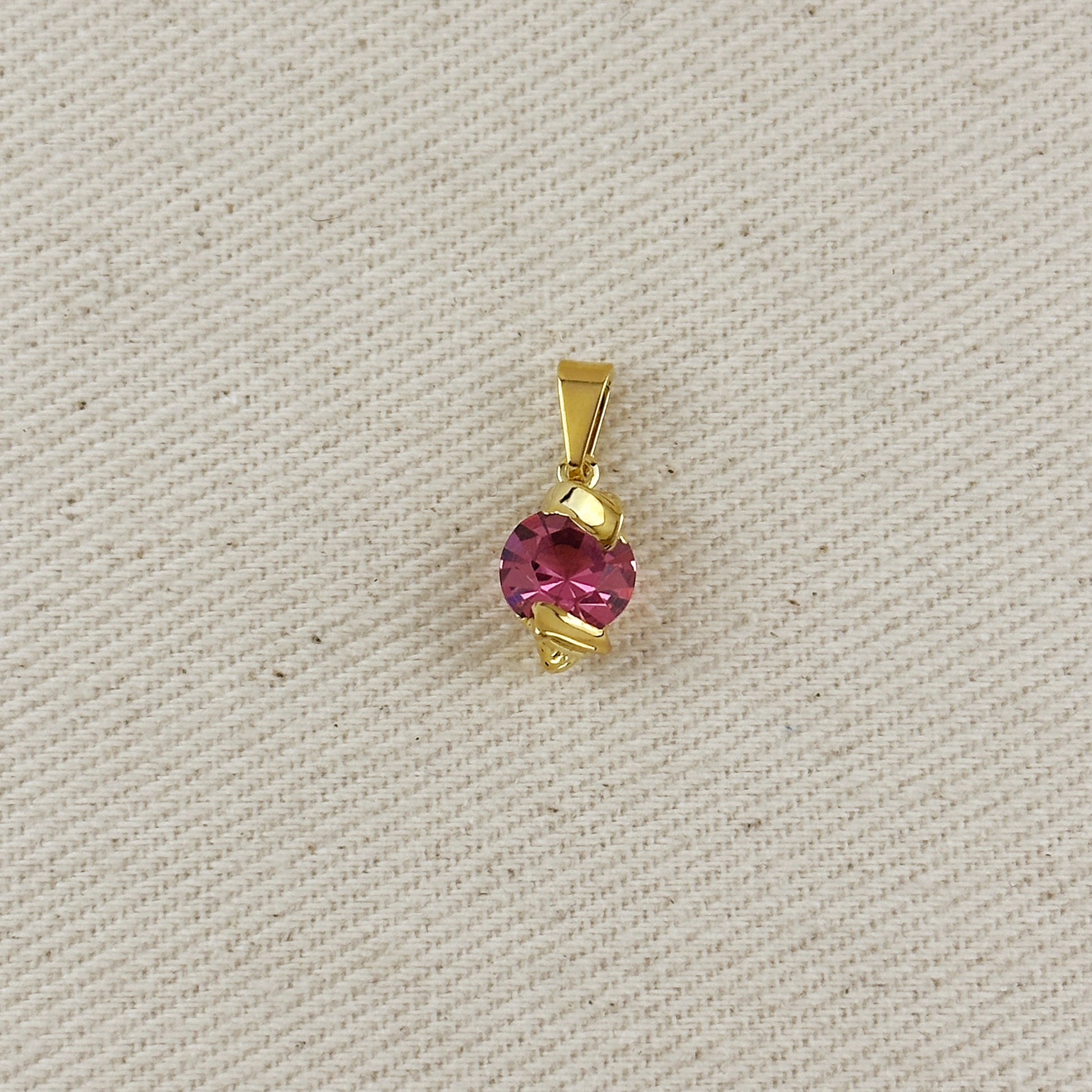 Colored Crystal Charm