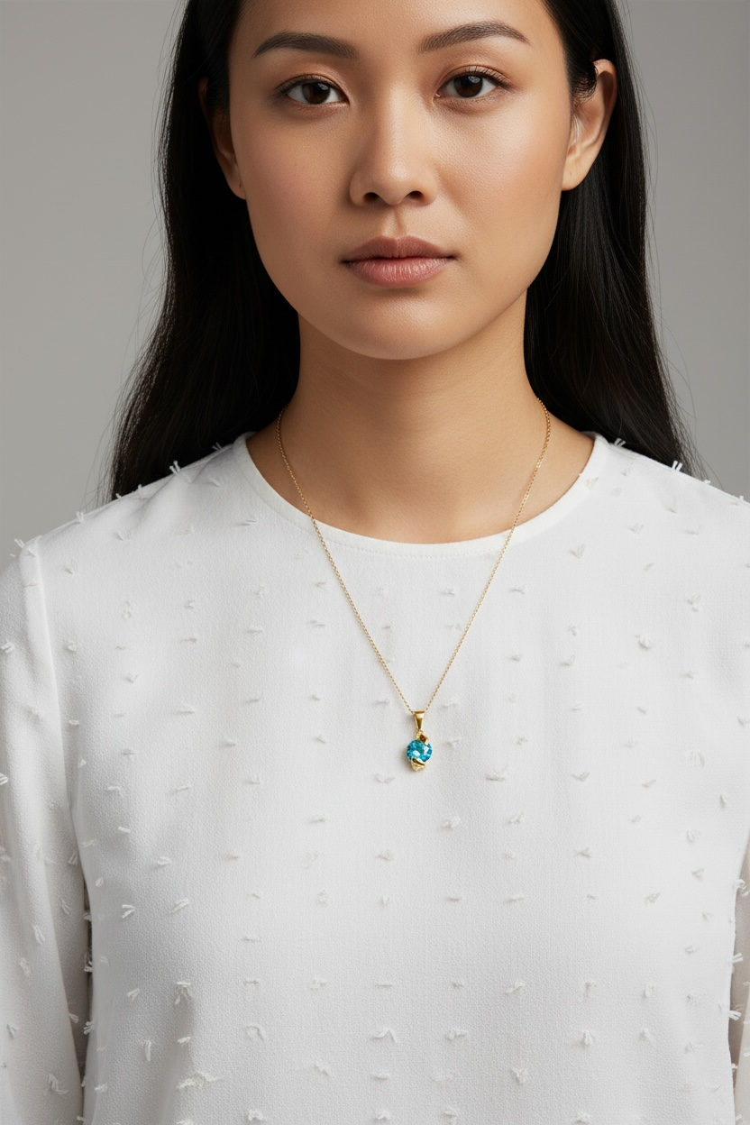 Colored Crystal Charm