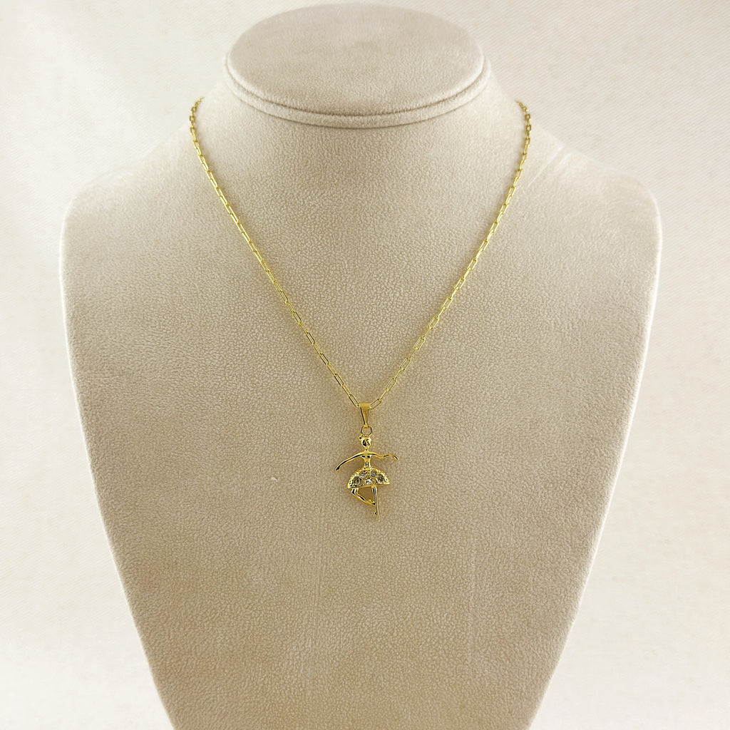 Ballerina CZ Charm