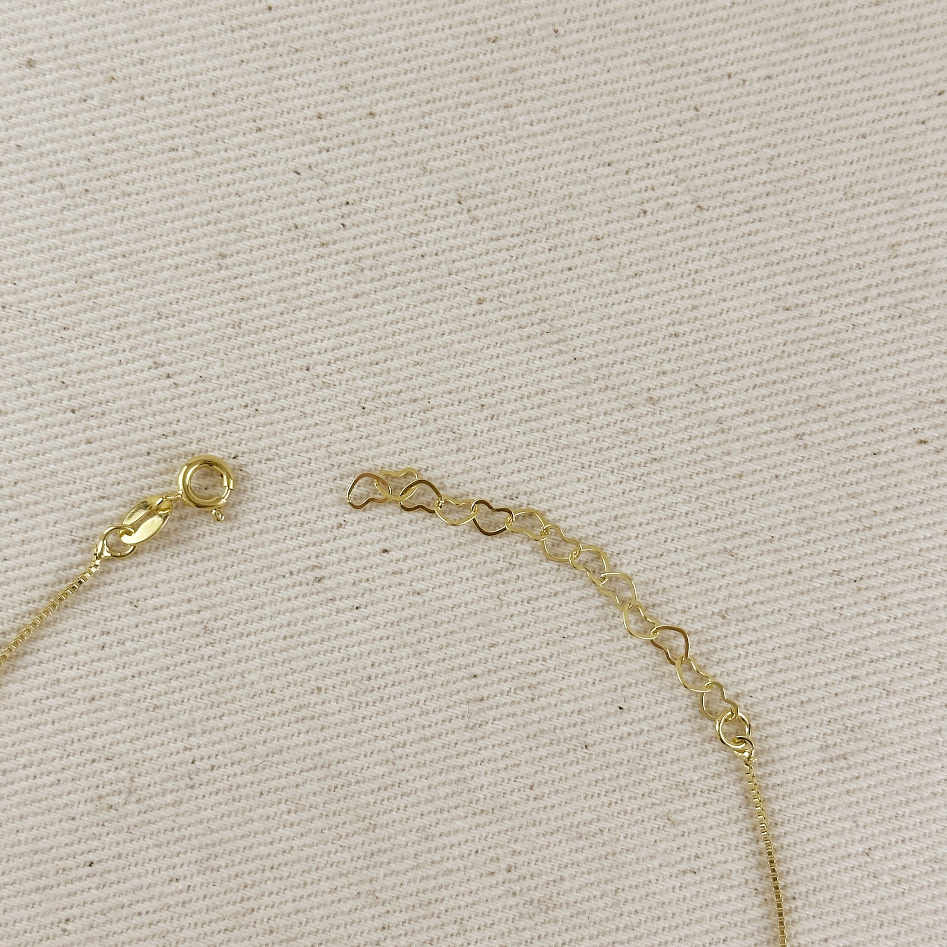 18k Gold Filled Colorful Micro Cubic Zirconia Anklet