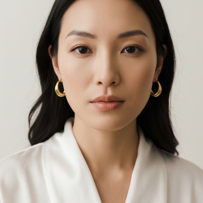 28mm Double Hoop Earrings