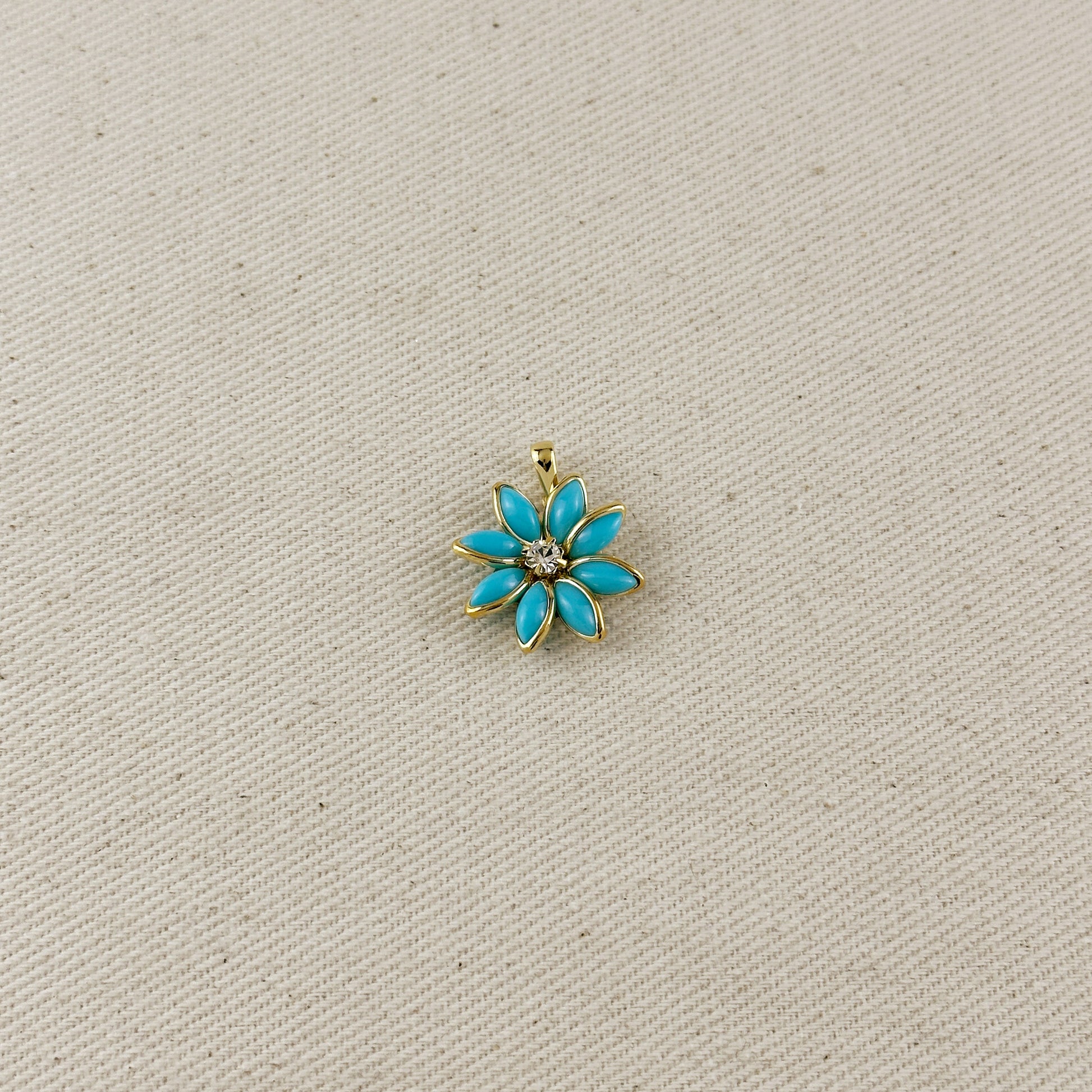 Colorful Flower Pendant