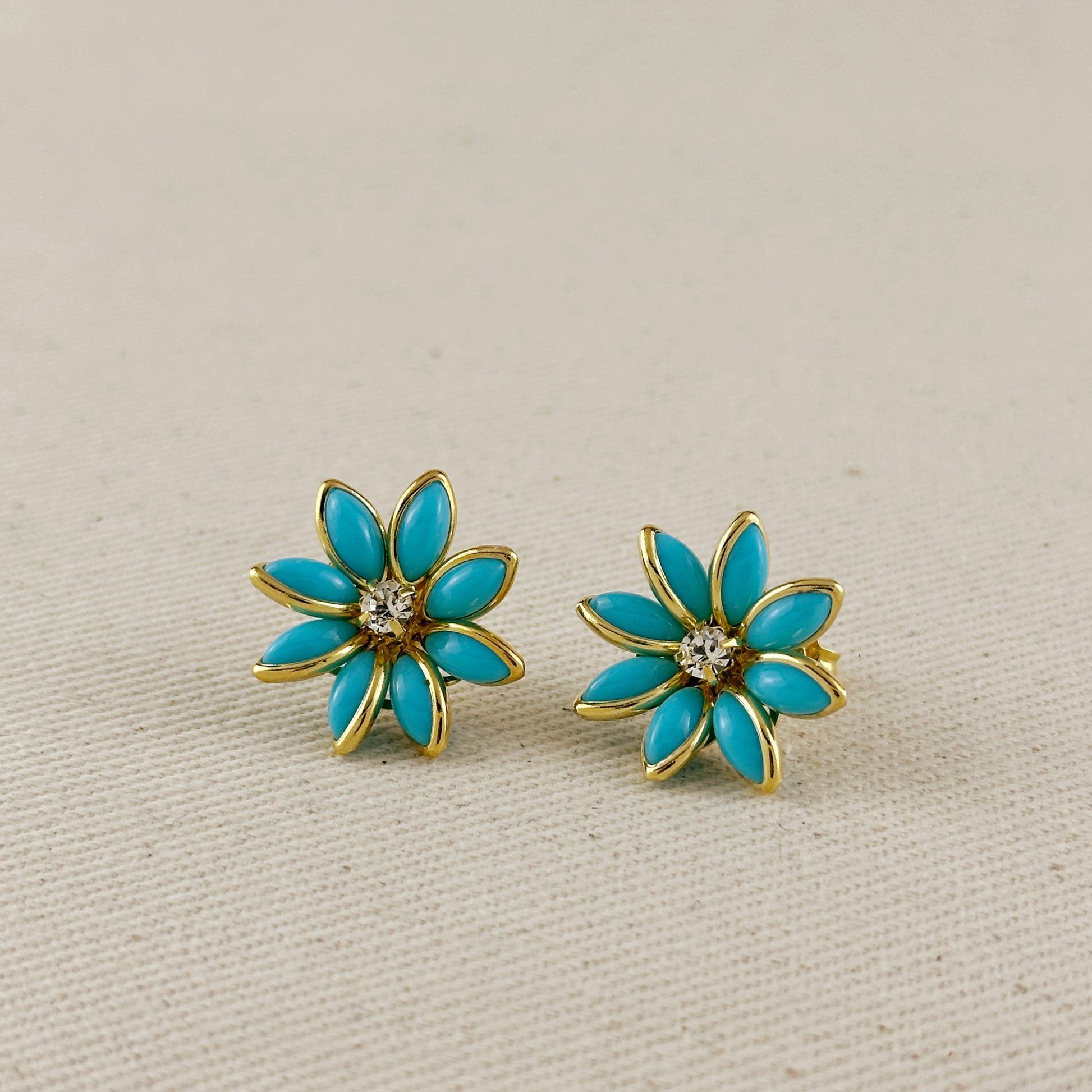 Colorful Flower Earrings