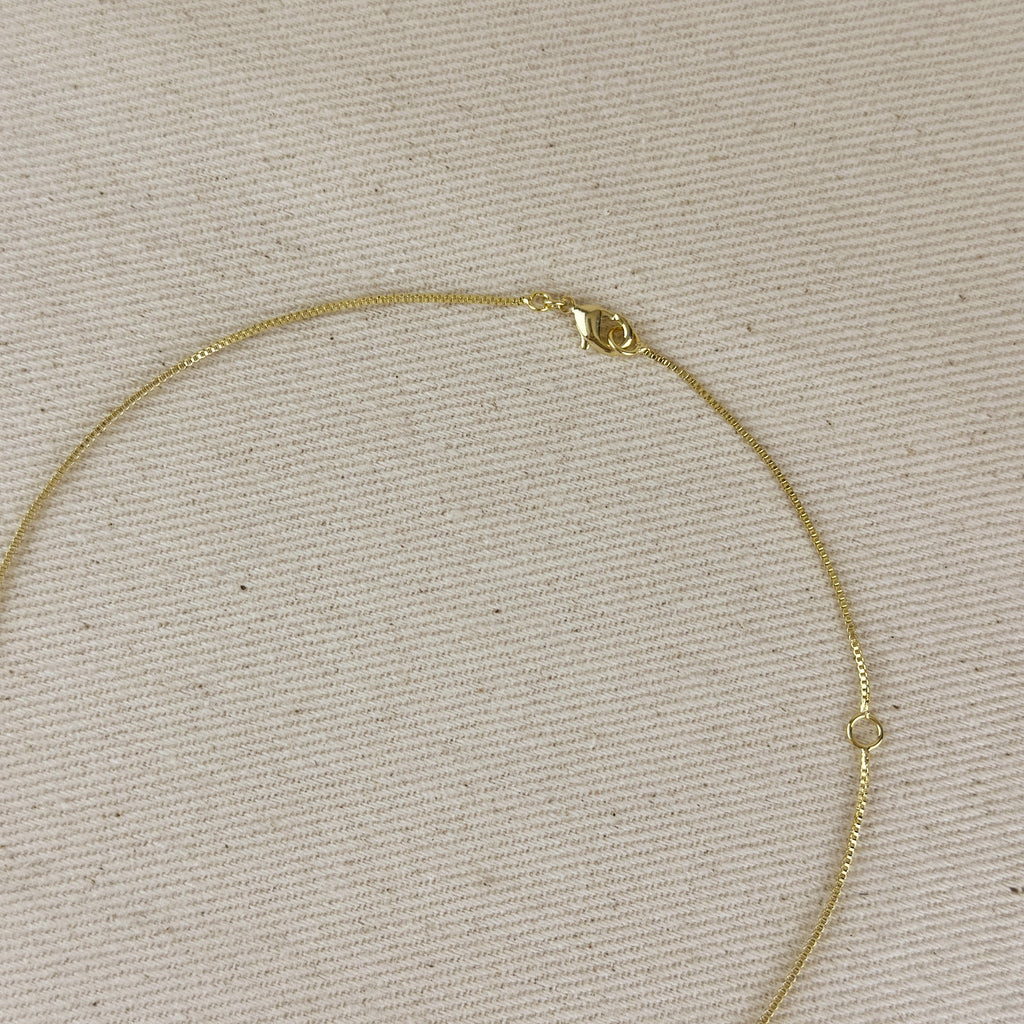 18k Gold Filled Tassel Necklace