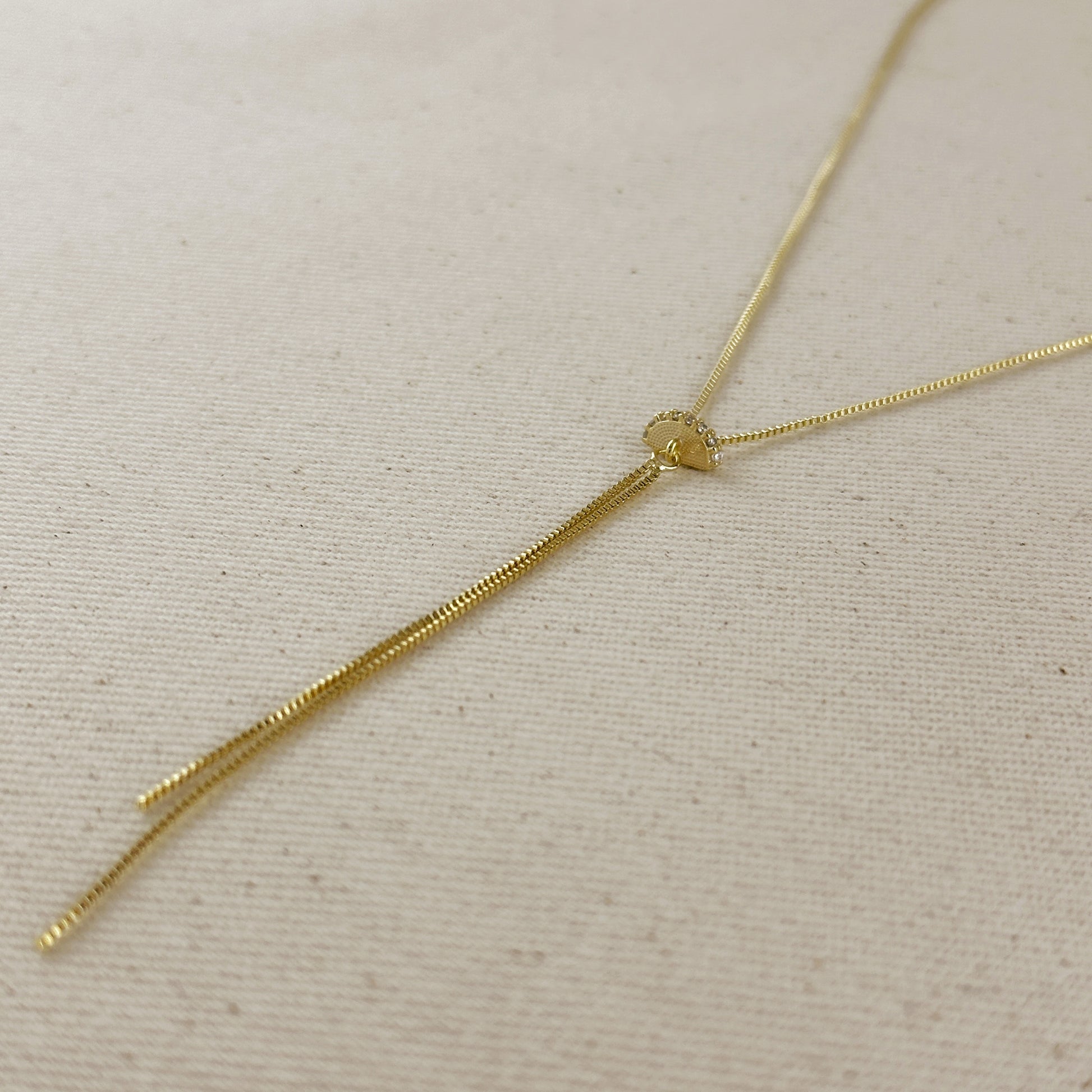 18k Gold Filled Tassel Necklace