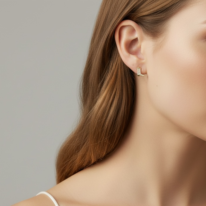 18k Gold Filled Mini Cowgirl Boot Earrings