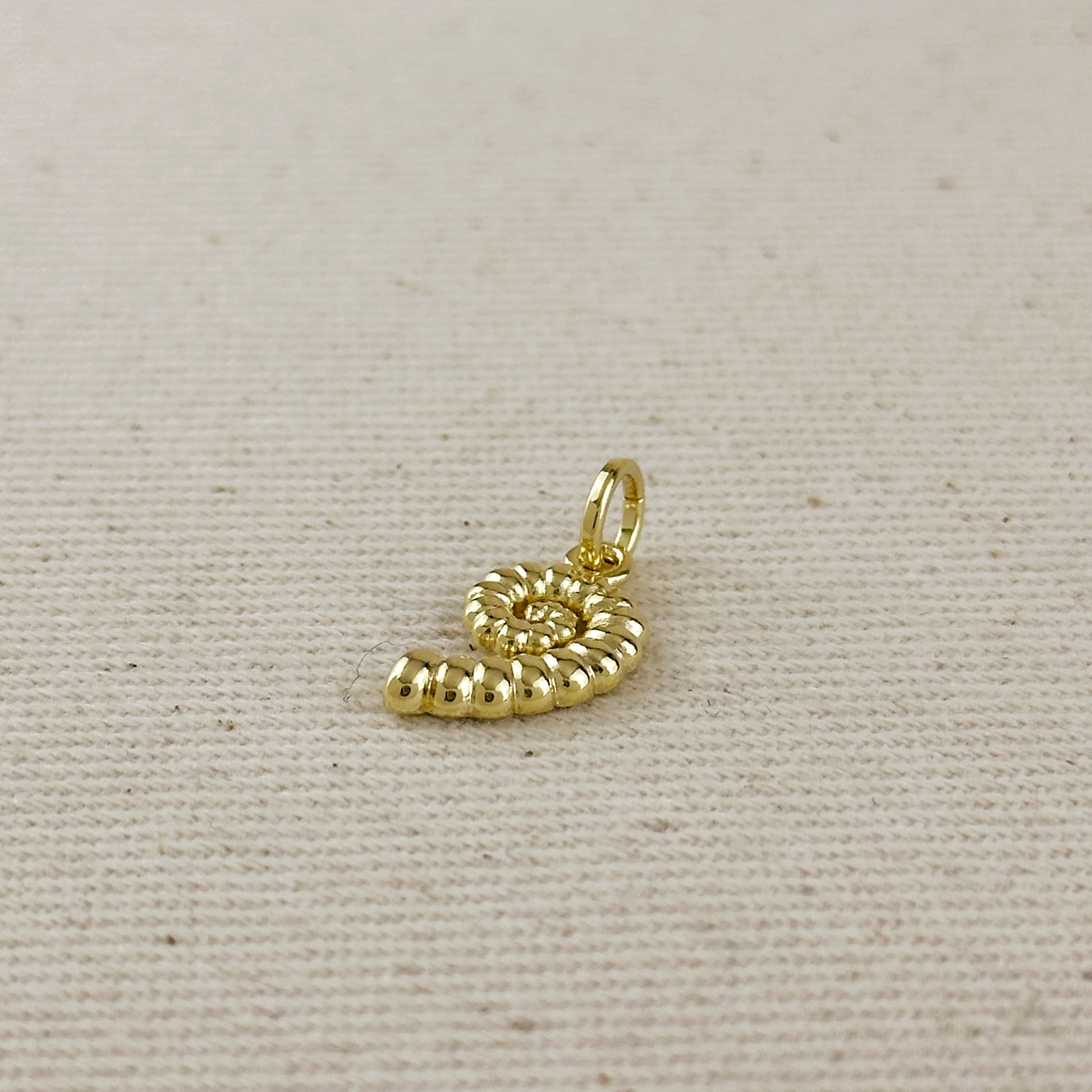 18k Gold Filled Sundial Shell Charm