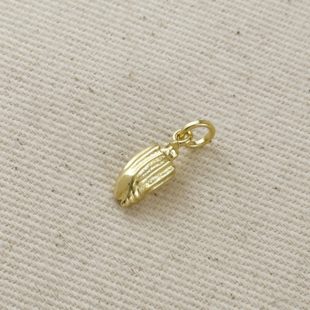 18k Gold Filled Conch Shell Charm