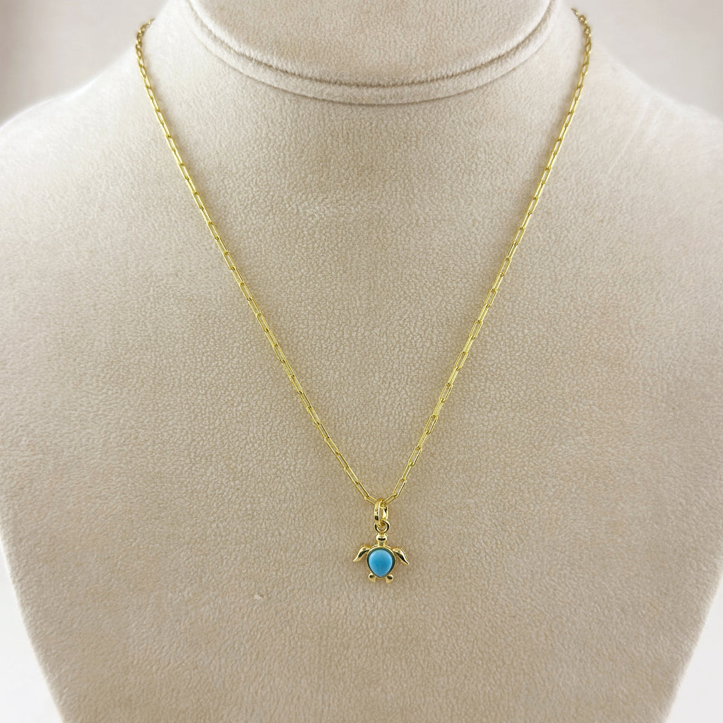 18k Gold Filled Sea Turtle Charm