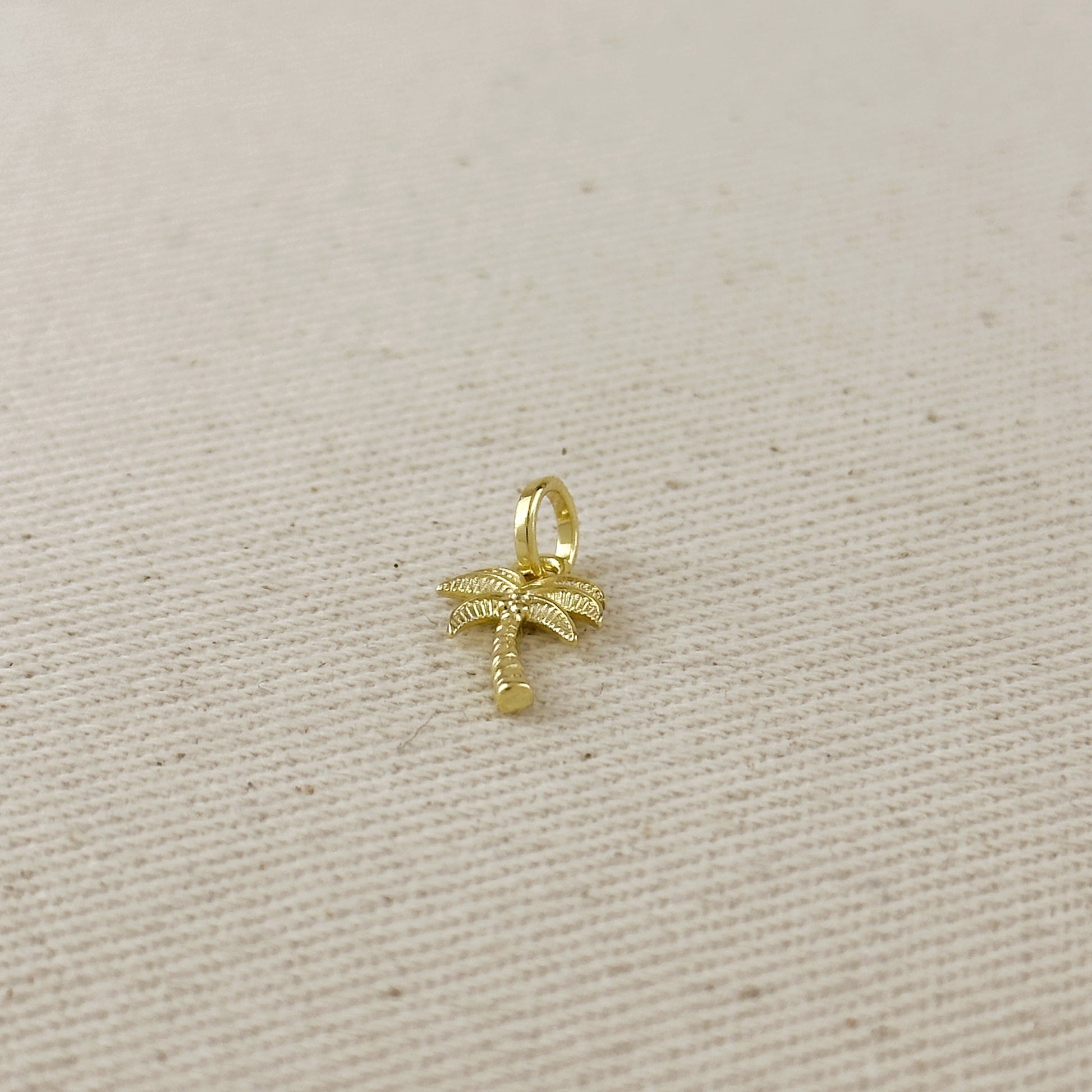 18k Gold Filled Palm Tree Charm