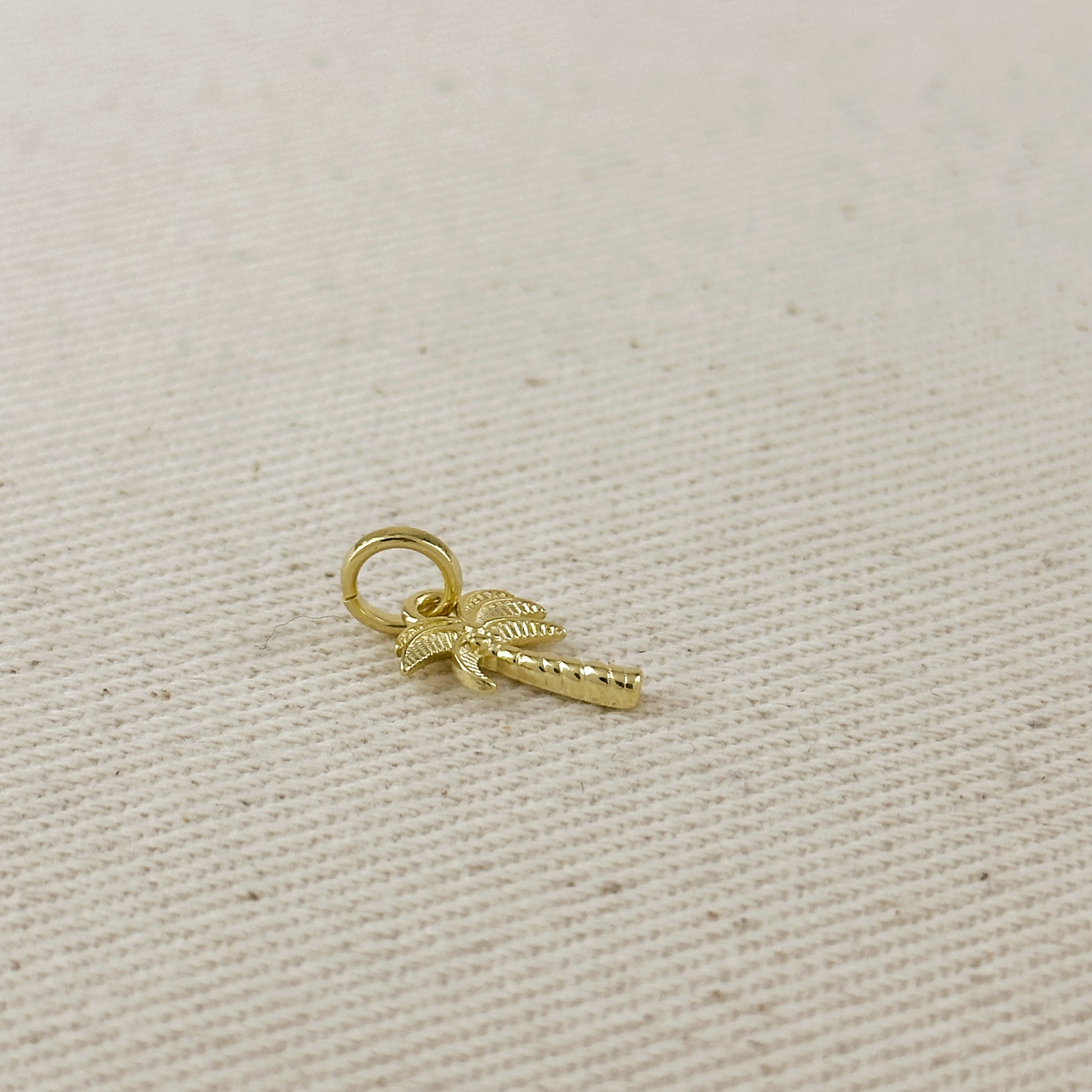 18k Gold Filled Palm Tree Charm