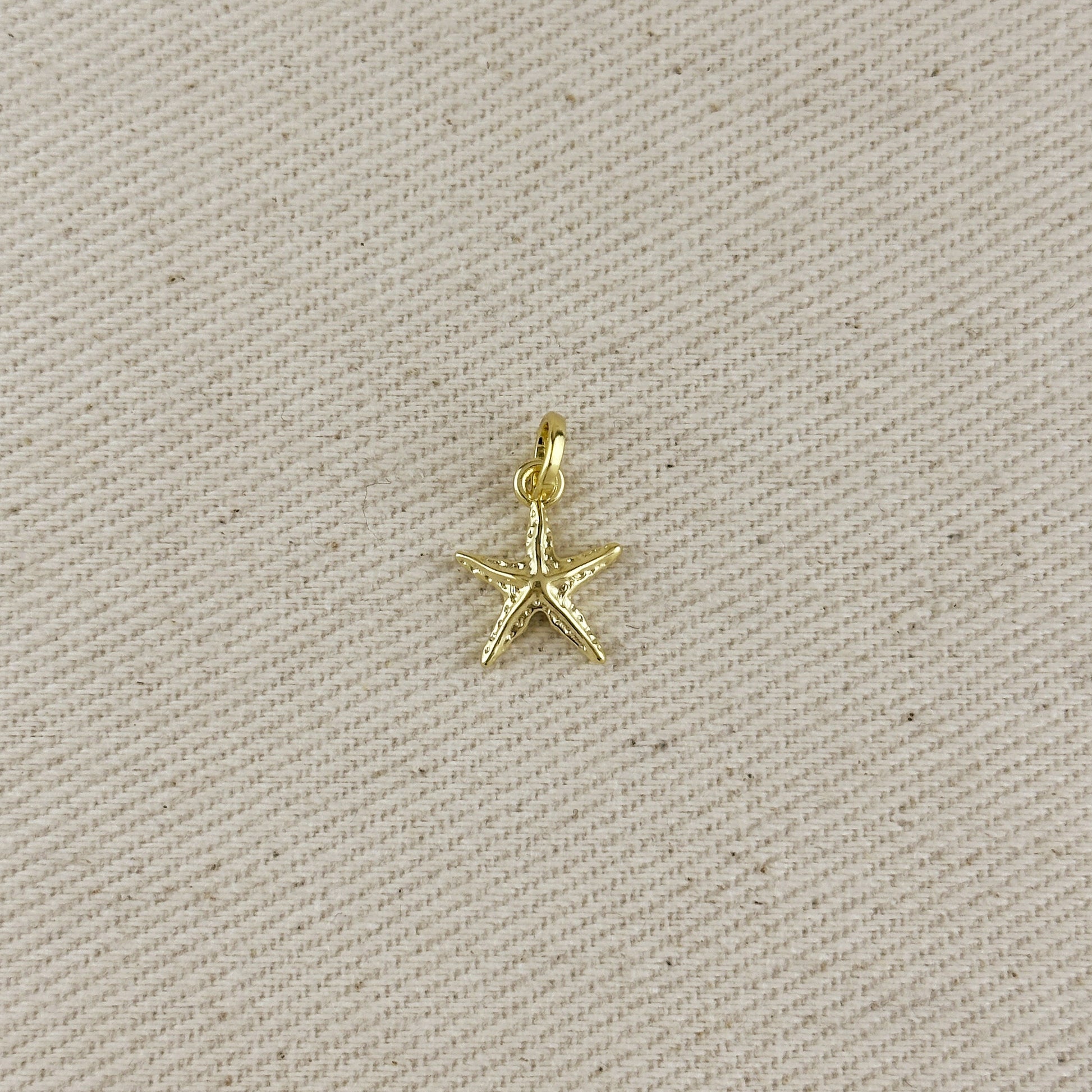 18k Gold Filled Sea Star Charm