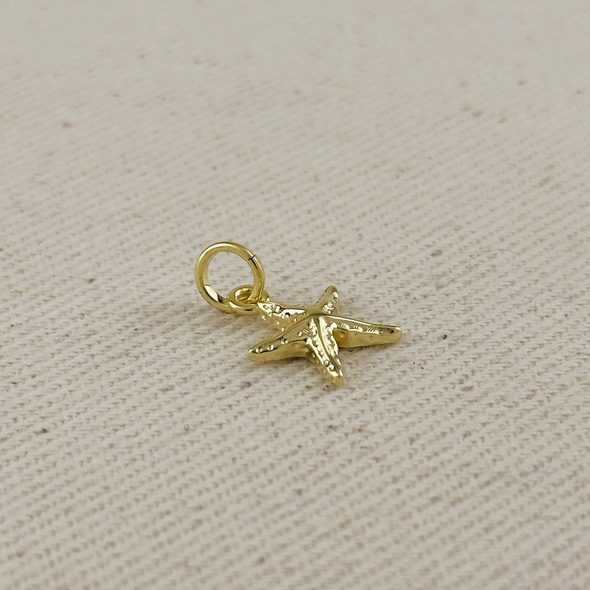 18k Gold Filled Sea Star Charm