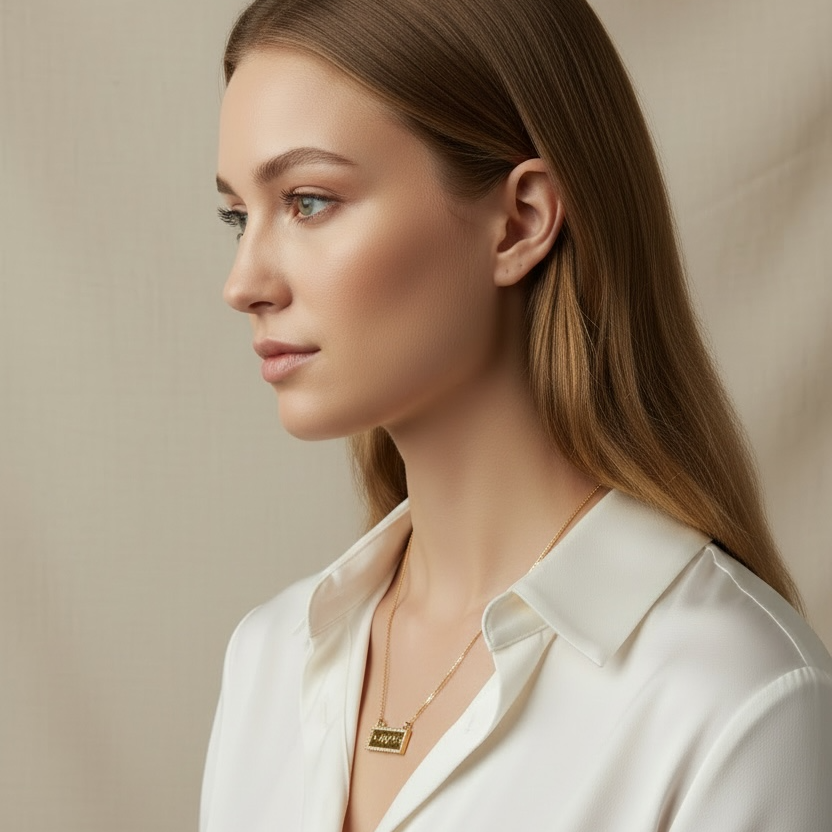 18k Gold Filled Love Necklace