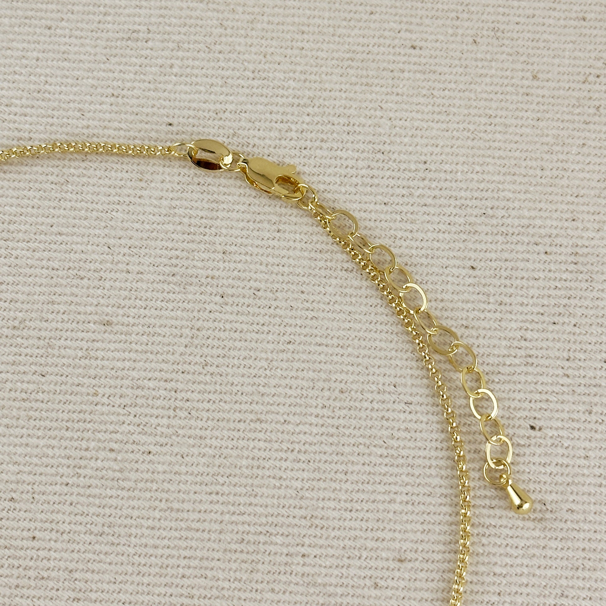 18k Gold Filled Tulip Charm Necklace