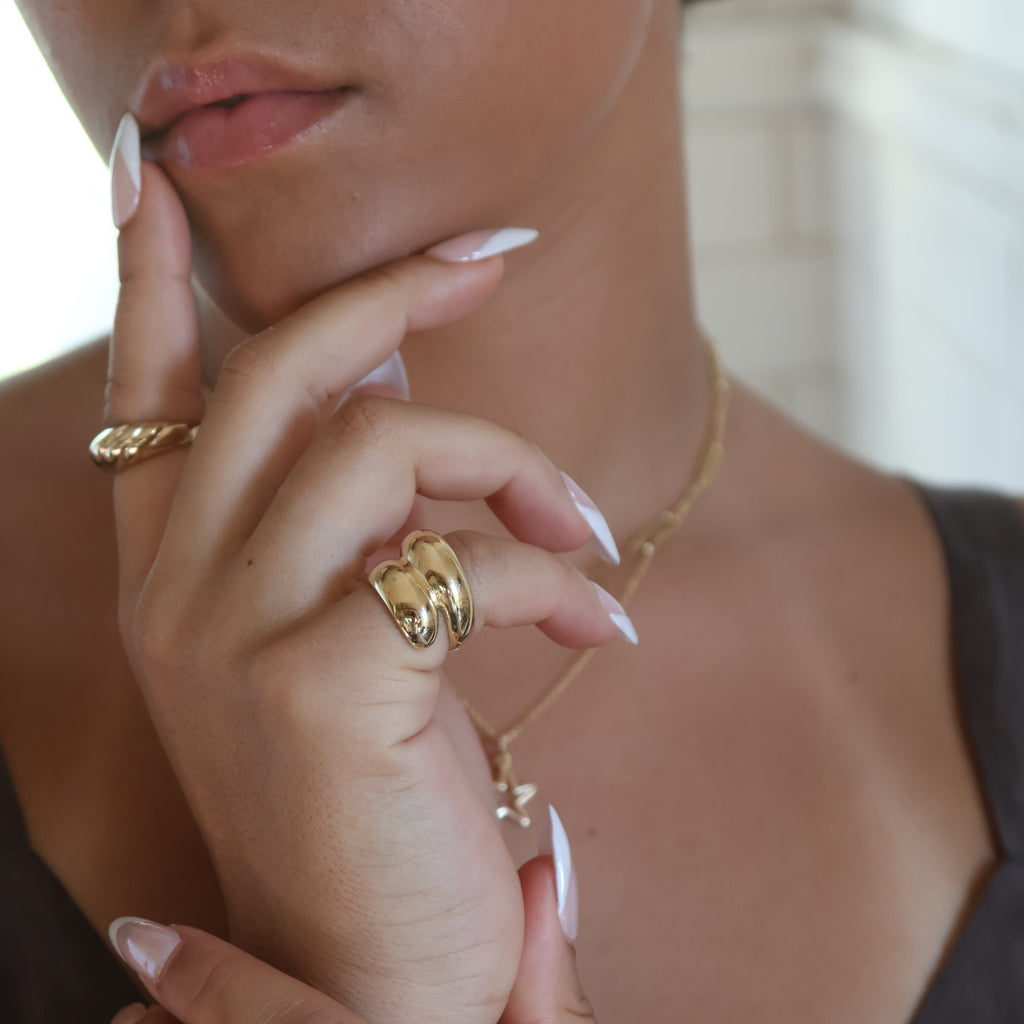 18k Gold Filled Wrap Around Ring