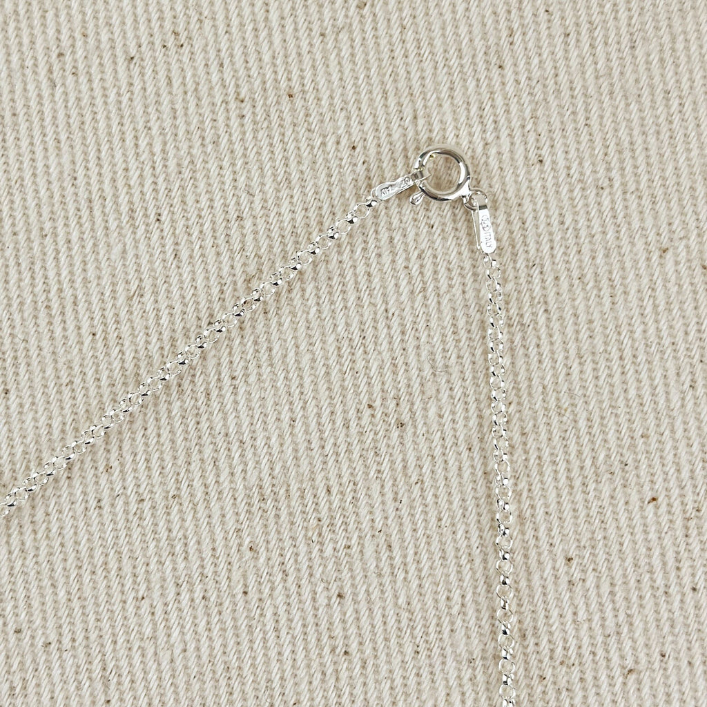 Sterling Silver Round Rolo Chain 1.5mm