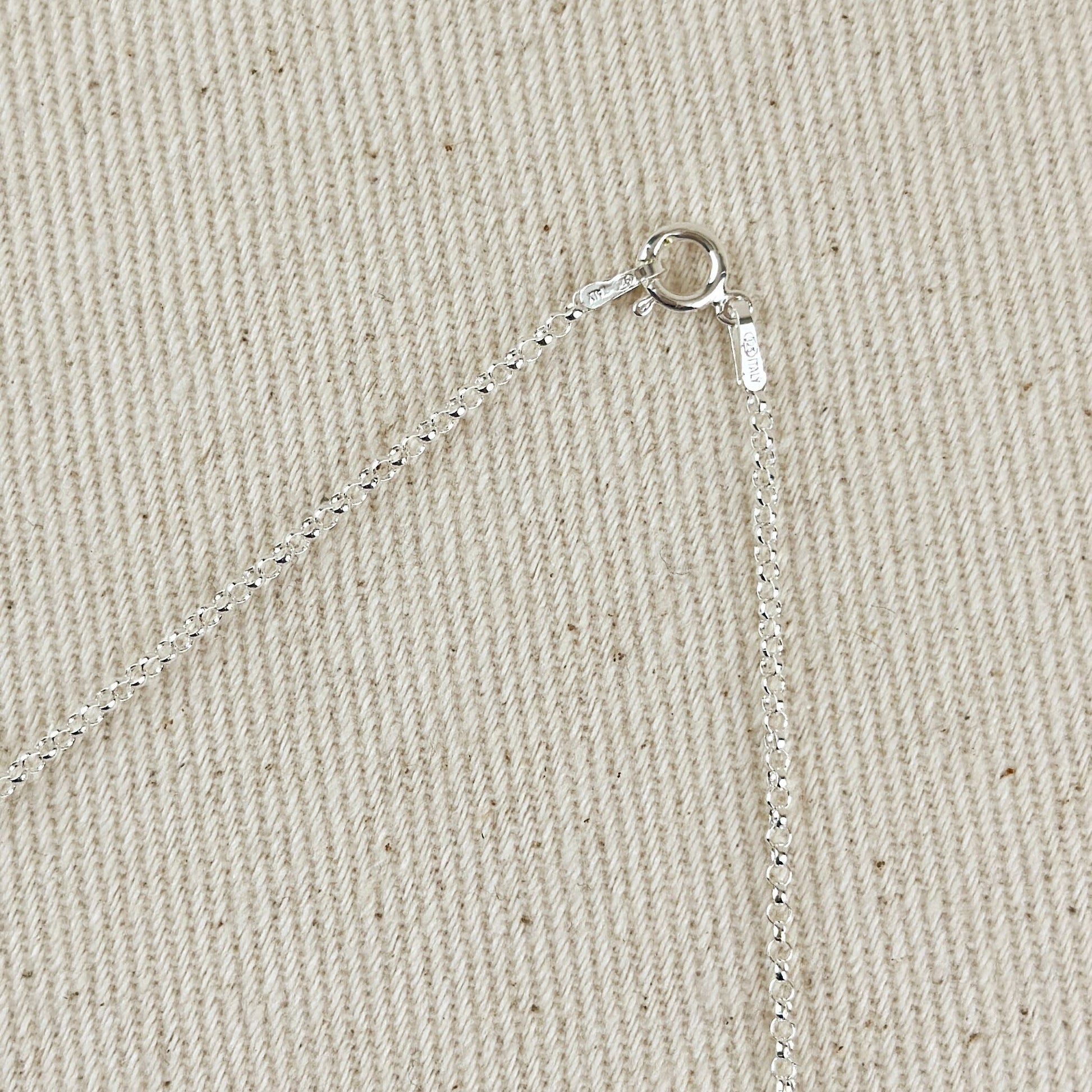 Sterling Silver Round Rolo Chain 1.5mm