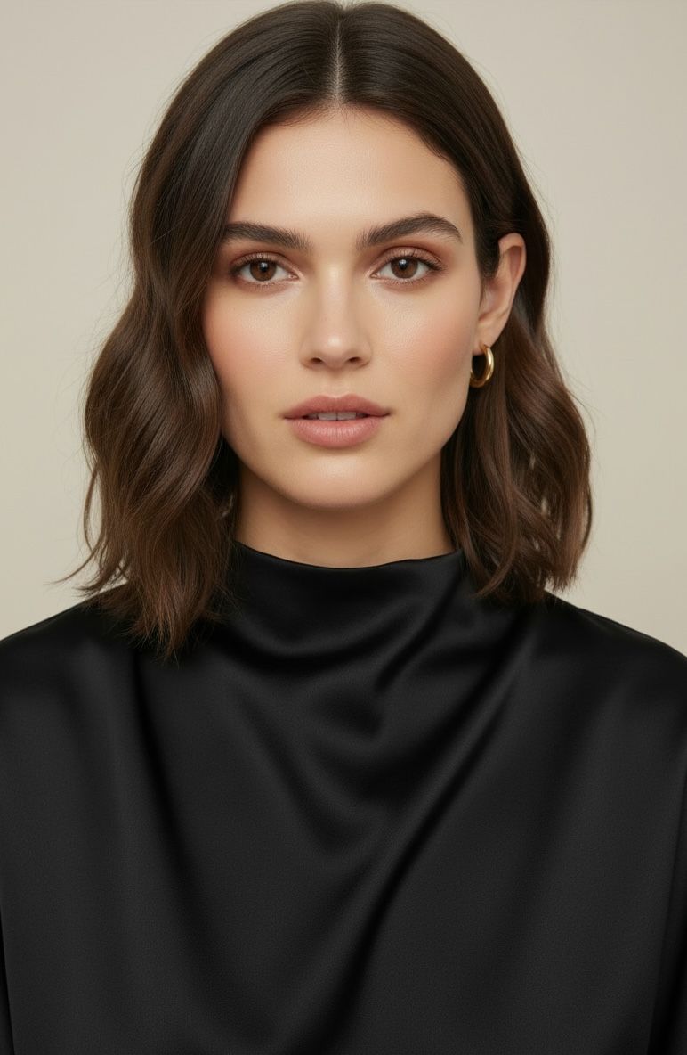 18K Gold Filled Rounded Polished Clicker Hoop Earrings