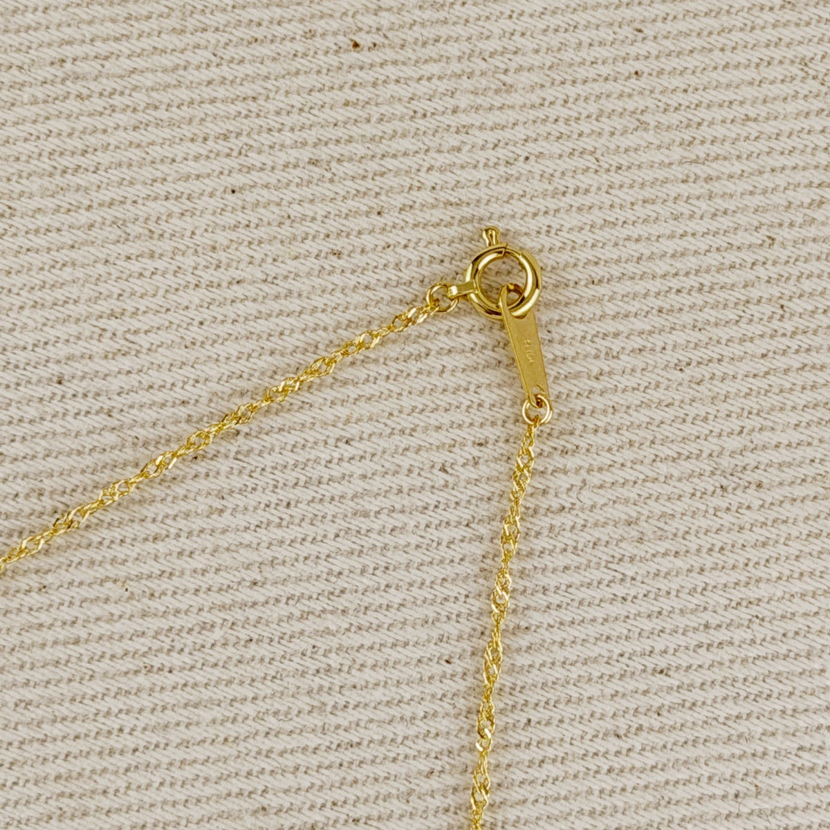 18k Solid Gold Singapore Chain