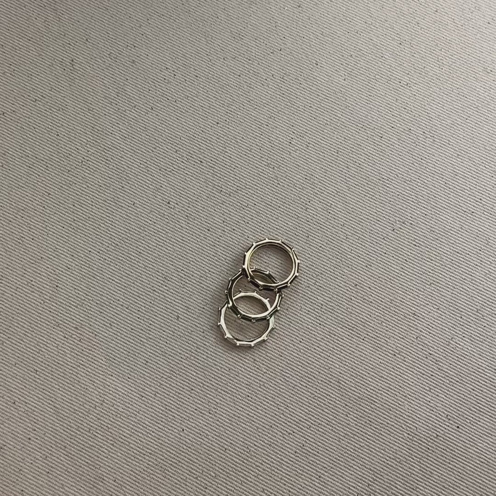 18k Gold Filled Baguette CZ Band Ring