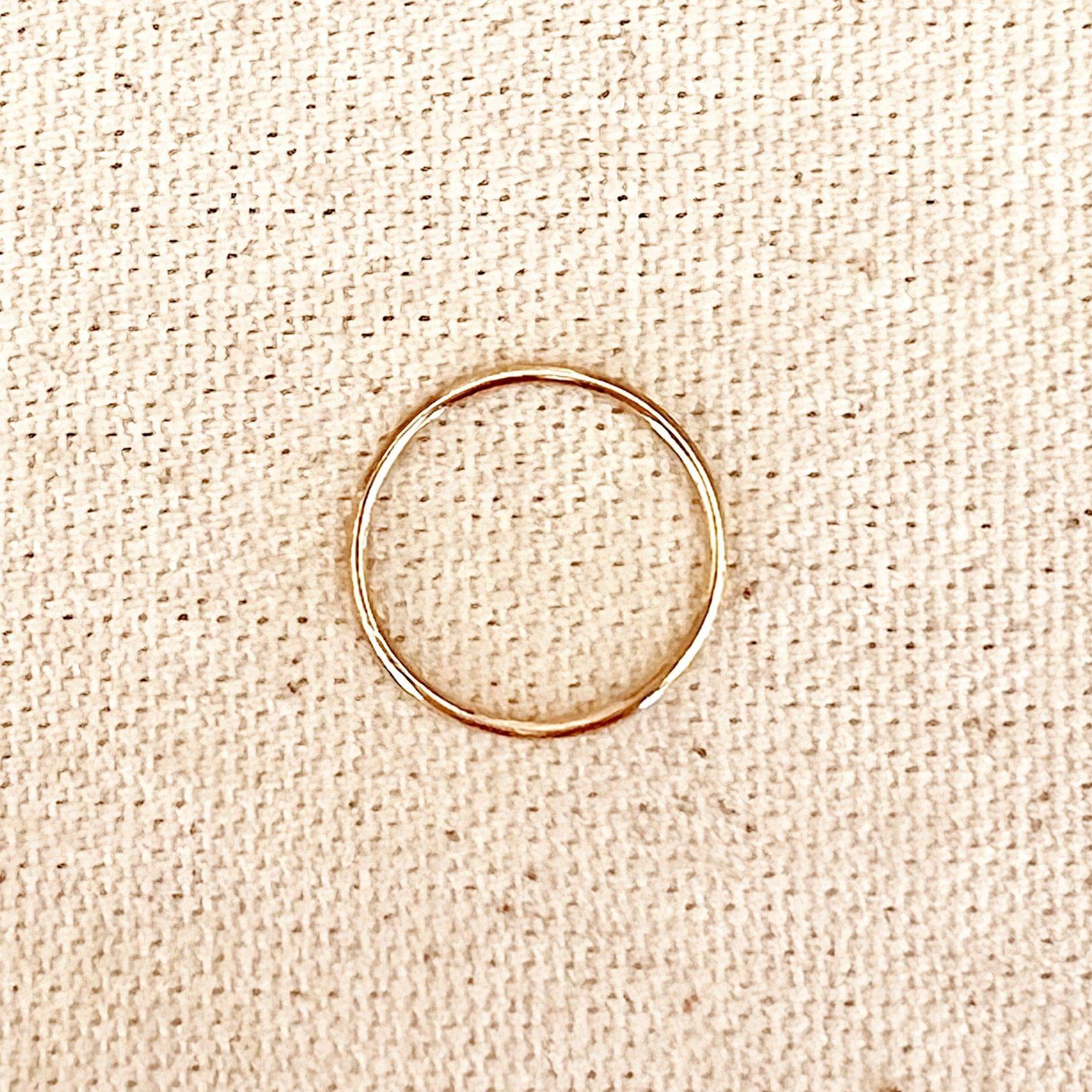 GoldFi 14k Gold Filled 1mm Plain Stackable Ring
