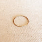 GoldFi 14k Gold Filled 1mm Plain Stackable Ring
