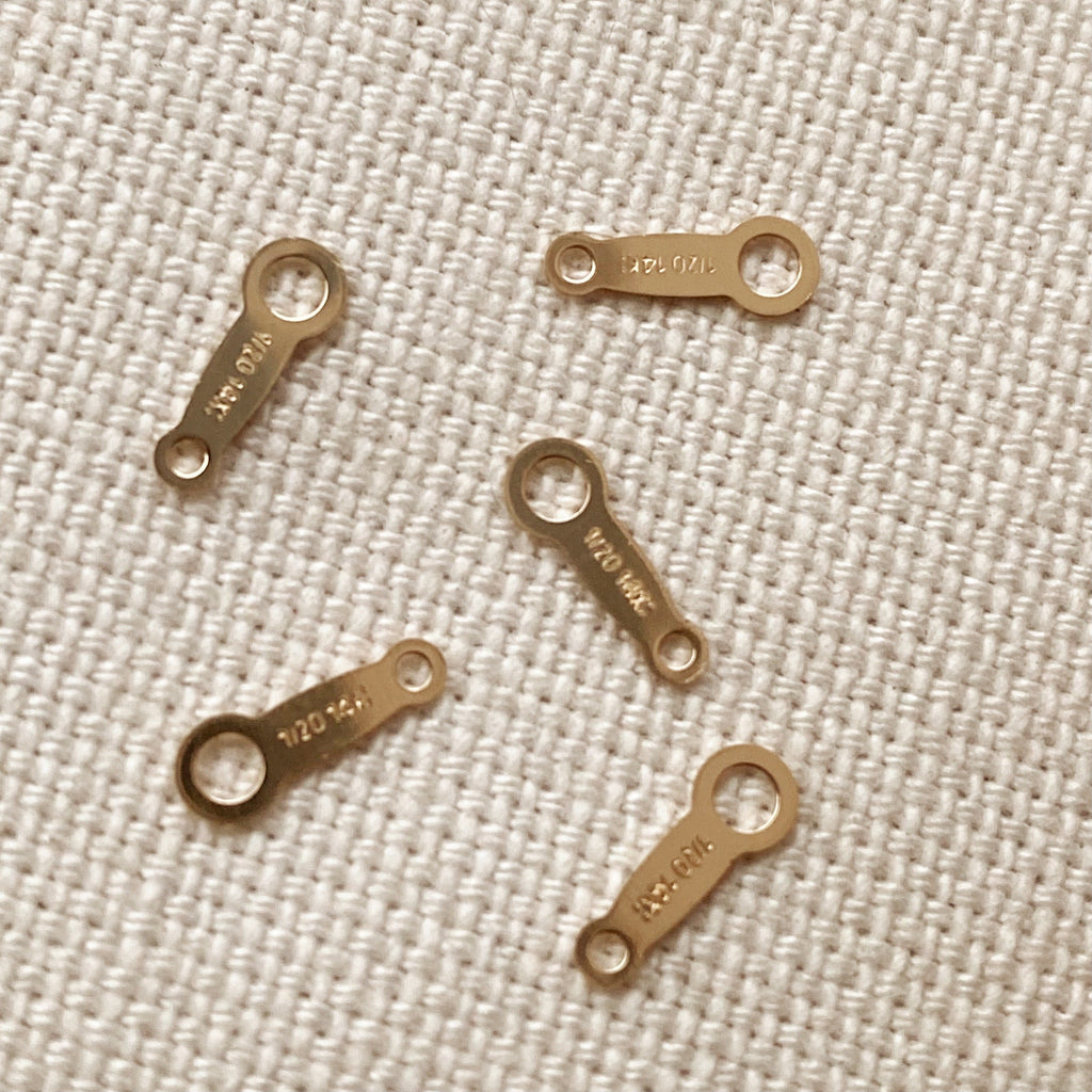 GoldFi 14k Gold Filled Japanese Quality Tag - Sold by Dozen