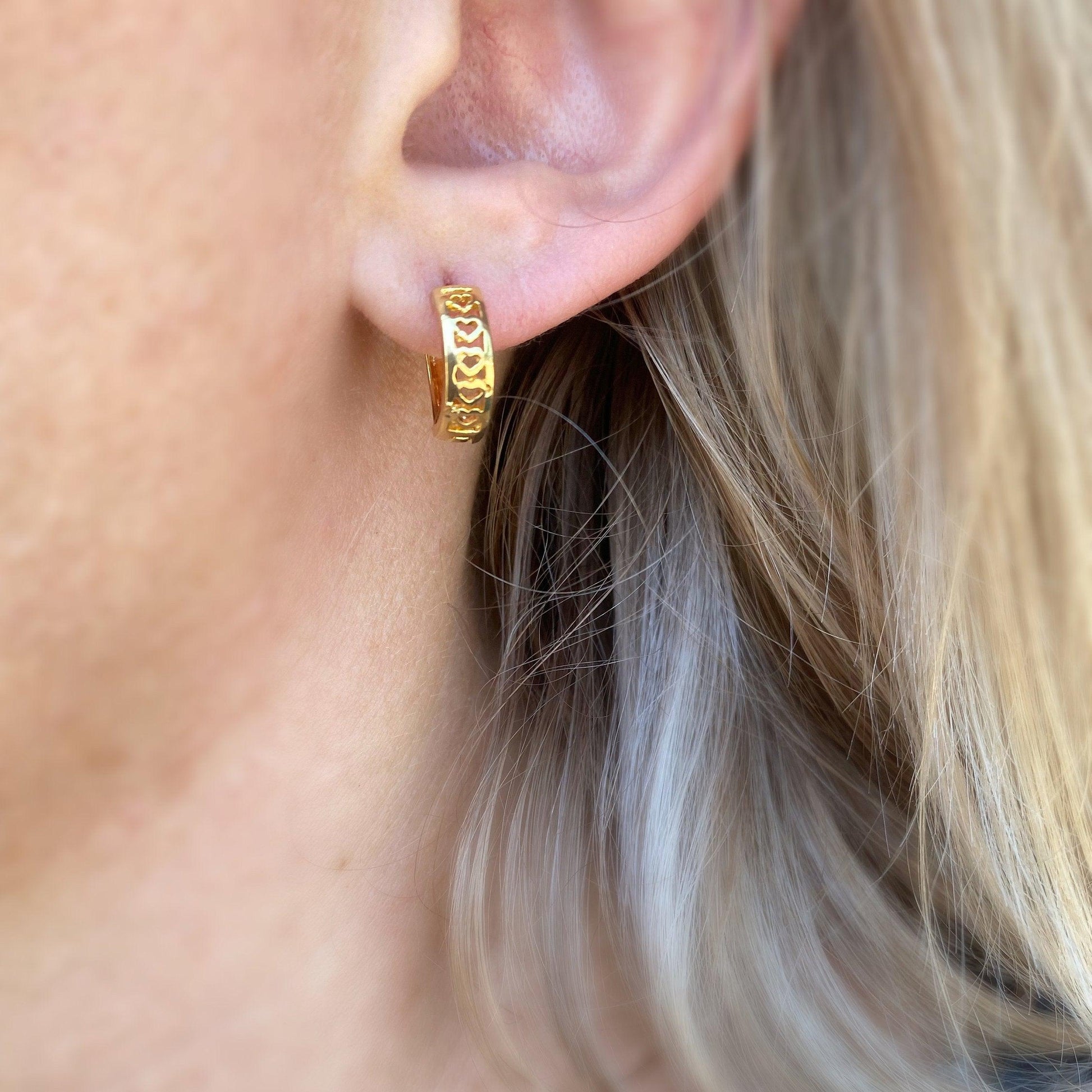 GoldFi 18k Gold Filled 12mm Huggies Earrings