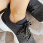 18k Gold Filled 3.5mm Figaro Mariner "Figarucci" 9" Anklet