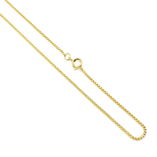 Wholesale Gold Filled 1.2mm Curb Chains, 18K Gold Filled Necklace