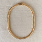 GoldFi 18k Gold Filled Chunky Cuban Necklace Featuring Box Lock Clasp