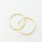 GoldFi 18k Gold Filled Continuous Twisted Tube Hoop Earrings Endless Style