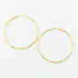 GoldFi 18k Gold Filled Continuous Twisted Tube Hoop Earrings Endless Style