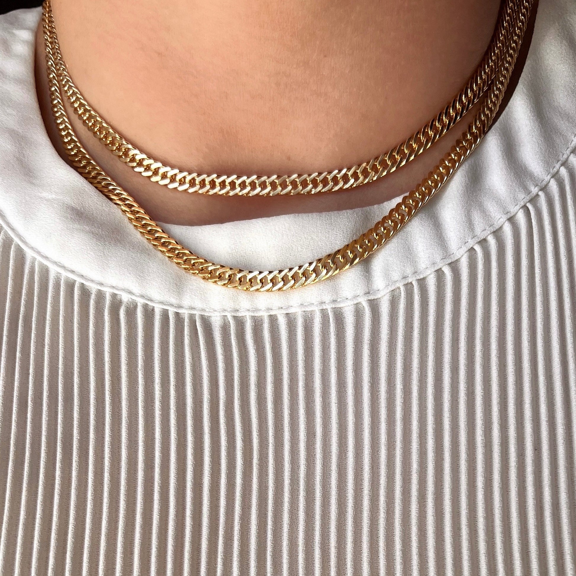Jewelry Chain Wholesale Curb Chain 18k Gold Filled Curb Chain