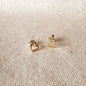 GoldFi 18k Gold Filled Dainty Heart Studs Earrings