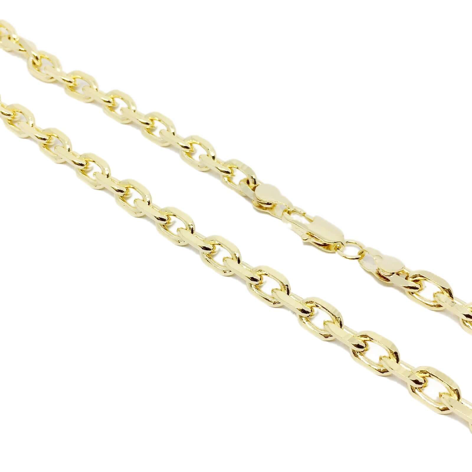 GoldFi 18k Gold Filled Deluxe Unisex Cross Necklace