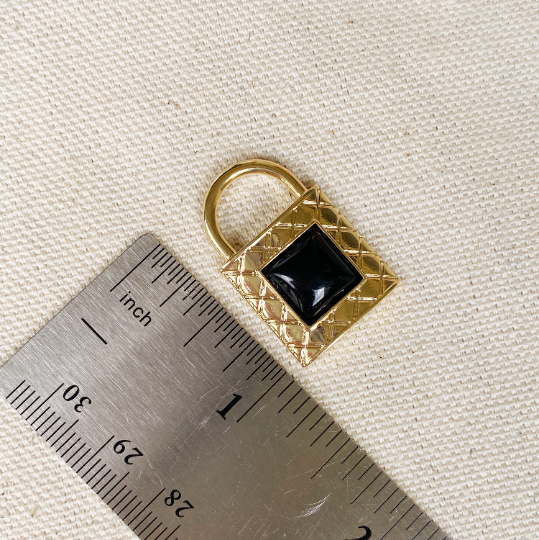 Pave Diamond Lock Pendant Necklace 14k Solid Gold Padlock -  Finland