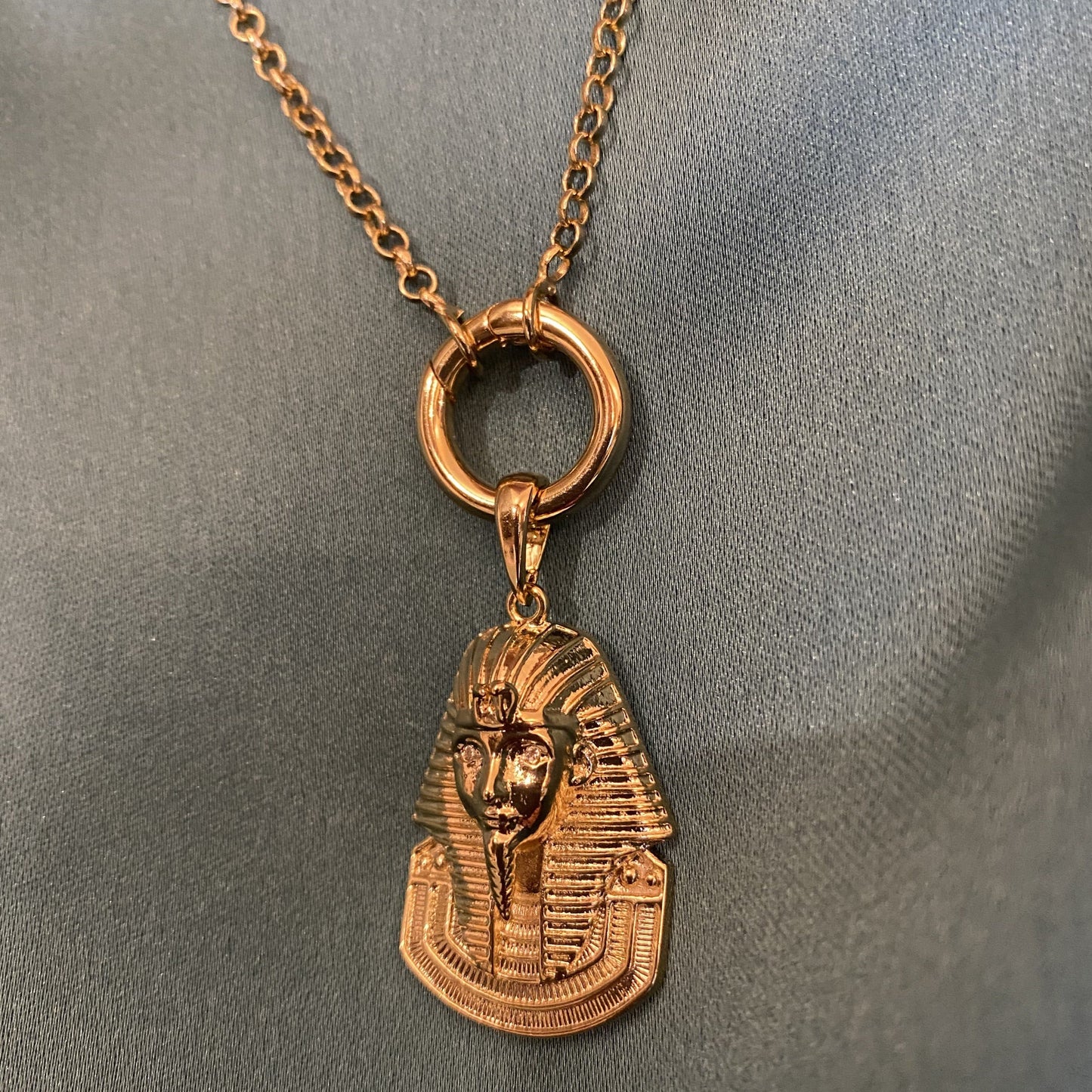 GoldFi 18k Gold Filled Egyptian Pharaoh Pendant