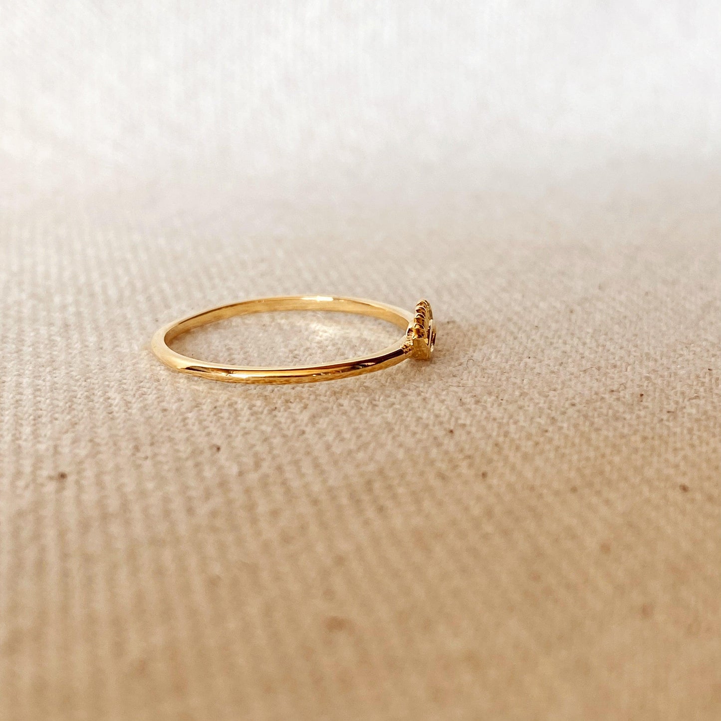GoldFi 18k Gold Filled Evil Eye Ring