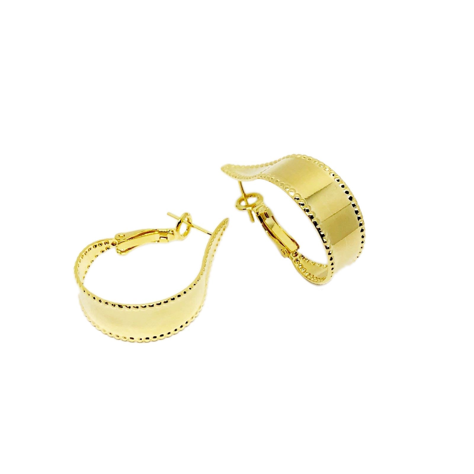 GoldFi 18k Gold Filled Hoop Earrings