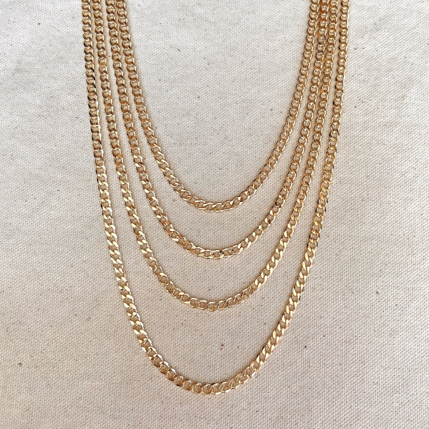 Engraved Italy 18k Gold Filled Miami Cu Ban 26” 12mm Heavy Chain