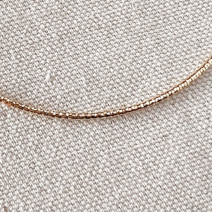 GoldFi 18k Gold Filled Omega Necklace