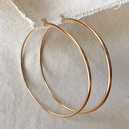 GoldFi 18k Gold Filled Oversized Selena Hoop