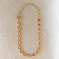 GoldFi 18k Gold Filled Puffy Mariner Choker Featuring Unique Chain Extender