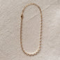 GoldFi 18k Gold Filled Sideways Clear Cubic Zircon Baguette Choker