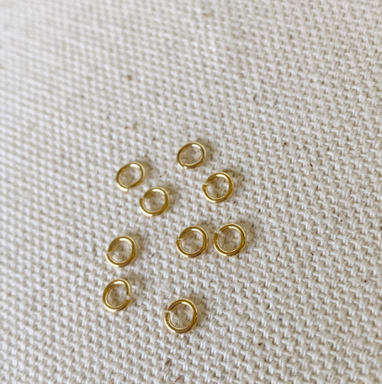 Gold Filled Jump Ring Size 3mm, 4mm, 5mm, Wholesale Jewelry Making Supplies