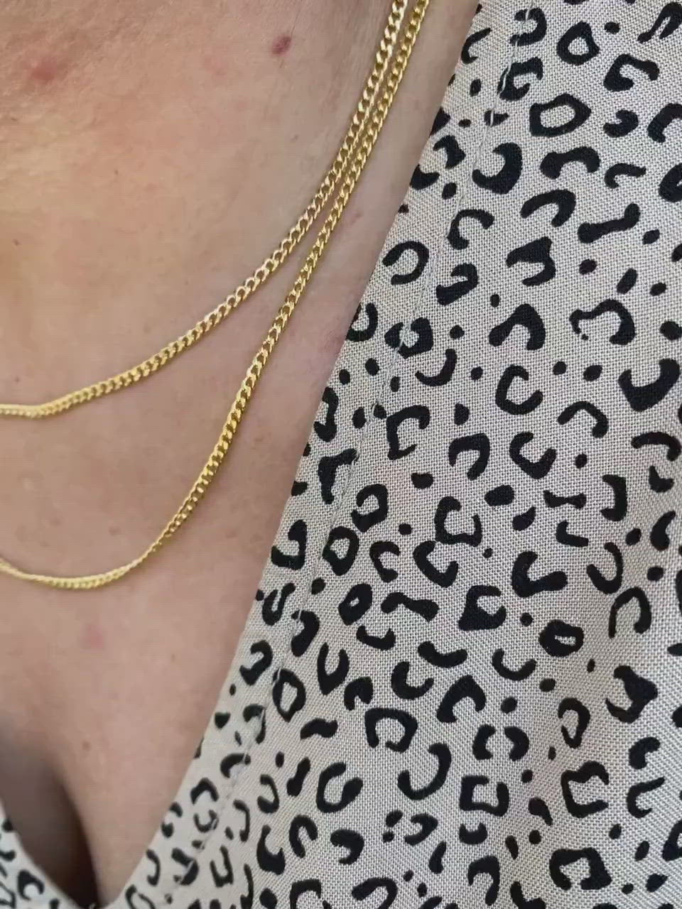 18k Gold Filled 2.0mm thickness Cuban Chain