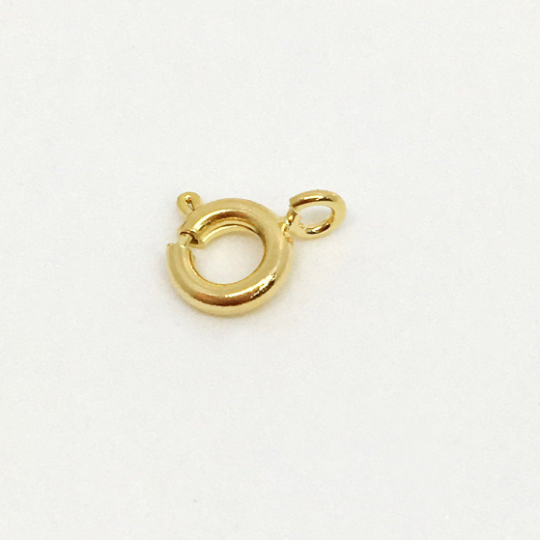 18k Gold Filled Round Clasp Jewelry Making Components Parts Wholesale