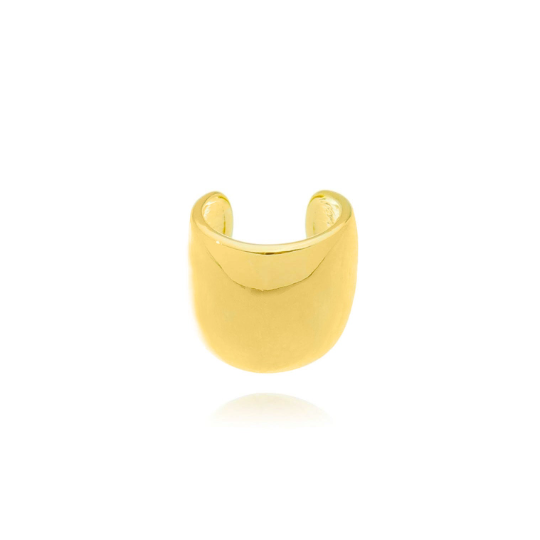 GoldFi Bold 18k Gold Filled Plain Ear Cuff Earrings